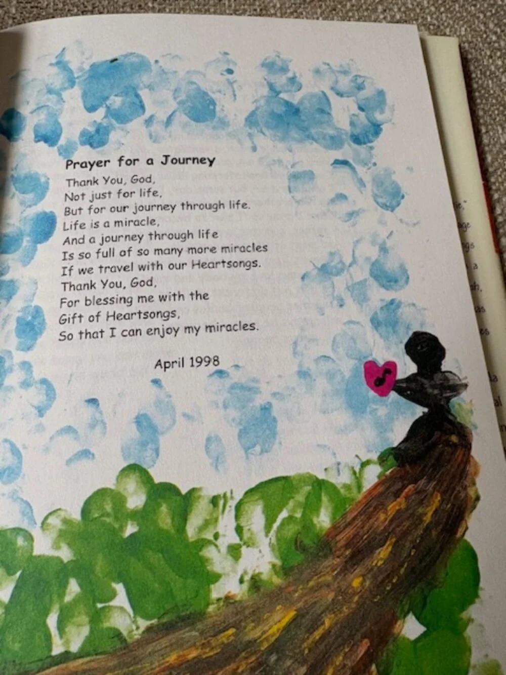 New Journey Through Heartsongs Book. By Mattie J.T. Stepanek